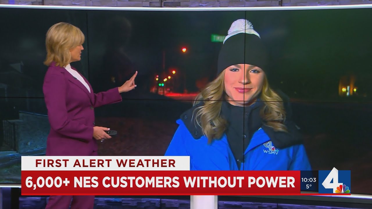 Winter storm knocks out power to 70k+ people on Christmas Eve - YouTube
