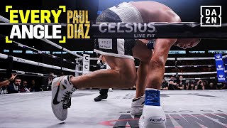 JAKE PAUL KNOCKDOWN VS NATE DIAZ | EVERY ANGLE Wealth