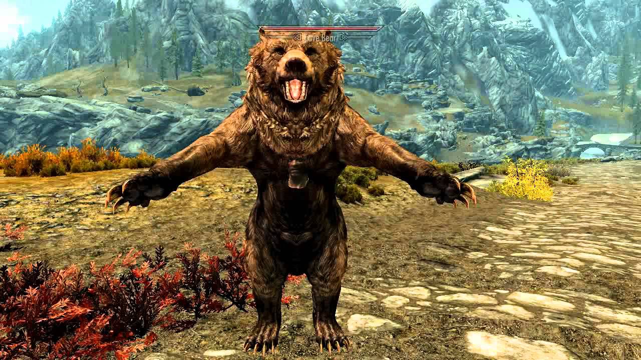 ManBears in Skyrim YouTube