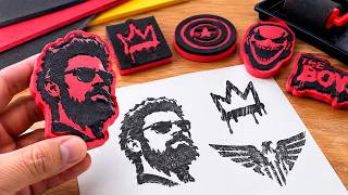I Tried Making Stamps from EVA Foam — Amazing Results!