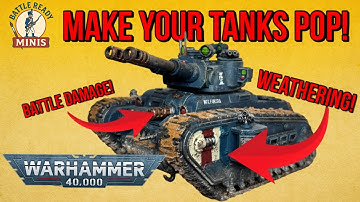 EASY Battle Damage and Weathering | Make Your Vehicles POP!