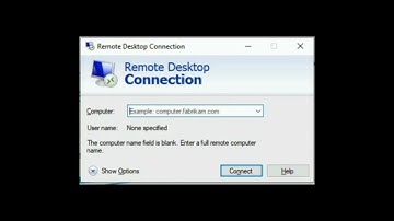 Remote Desktop Connection