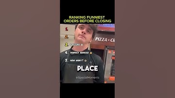 RANKING FUNNIEST ORDERS BEFORE CLOSING!!!