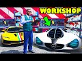 Franklin bring most expensive vision car in his workshop in gta 5  shinchan and chop