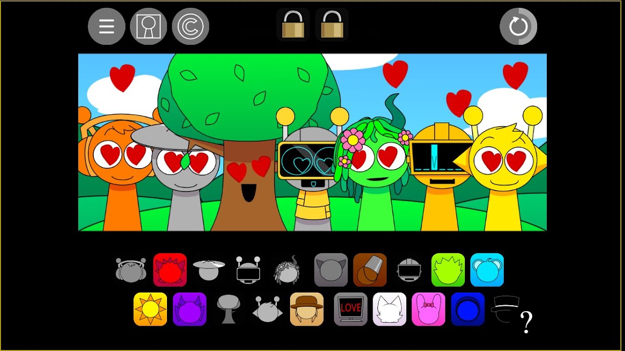 Sprunki Pyramix 0.9 Love Edition its Play time