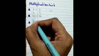multiplication trick maths mathspuzzle mathematics viral shorts