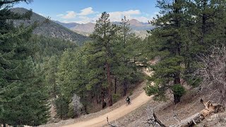 Gravel Biking Boulder Canyon up to Realization Point (Boulder, CO)