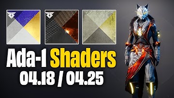 Weekly reset ADA-1 Shaders 04.18.2023 / 04.25.2023