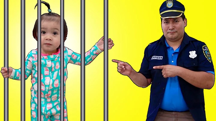 Baby Maddie Plays Cop Police Jail Story for Kids | Children Following Rules Funny Video