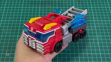 Transformers Age of the Primes Voyager Class Rescue Bot Heatwave (Fire Truck mode to Robot mode)