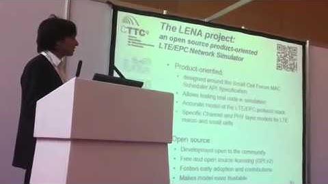LTE_EPC NS3 Network Simulator [LENA, CTTC, LTE World Summit].mp4
