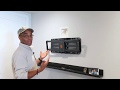 How to install echogear full motion articulating tv wall mount bracket