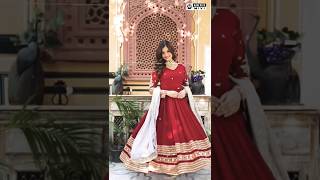 Silk Anarkali suit collection ❤️#trending #fancy #indianfashion #new #dress