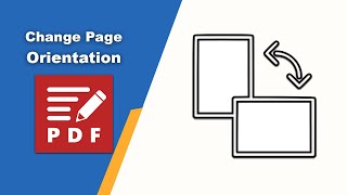 How to change orientation of a pdf permanently in PDF-XChange Editor