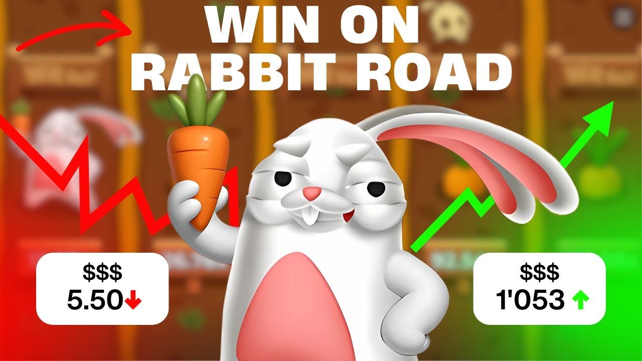 THE BEST TECHNIQUE TO WIN ON RABBIT ROAD GAME 🐰 (TIPS + BEST BONUS)