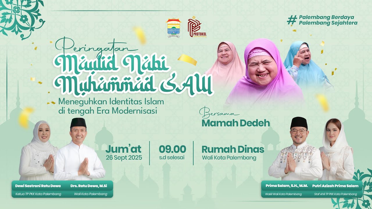 Peringatan Maulid Nabi Muhammad SAW Bersama Mama Dedeh - YouTube