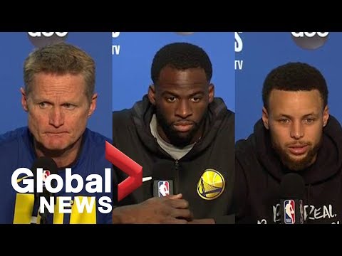 NBA Finals: Warriors react to investor Mark Stevens' shove on Kyle Lowry