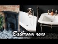 Bathroom Renovation - Victorian Modern (with fireplace) | Jen Dre