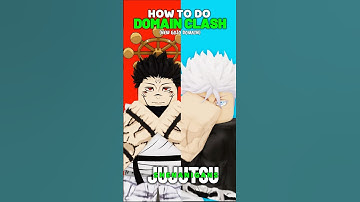 DOMAIN CLASH HOW TO DO IT #jujutsushenanigans #jjs #anime #gojo #sukuna #jujutsukaisen #robloxfyp