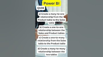 Q108:Scenario based Power BI Essential Interview Questions and Answers #powerbi  #powerbiinterview