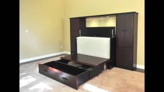 Metro Wall Unit and Cabinet Bed