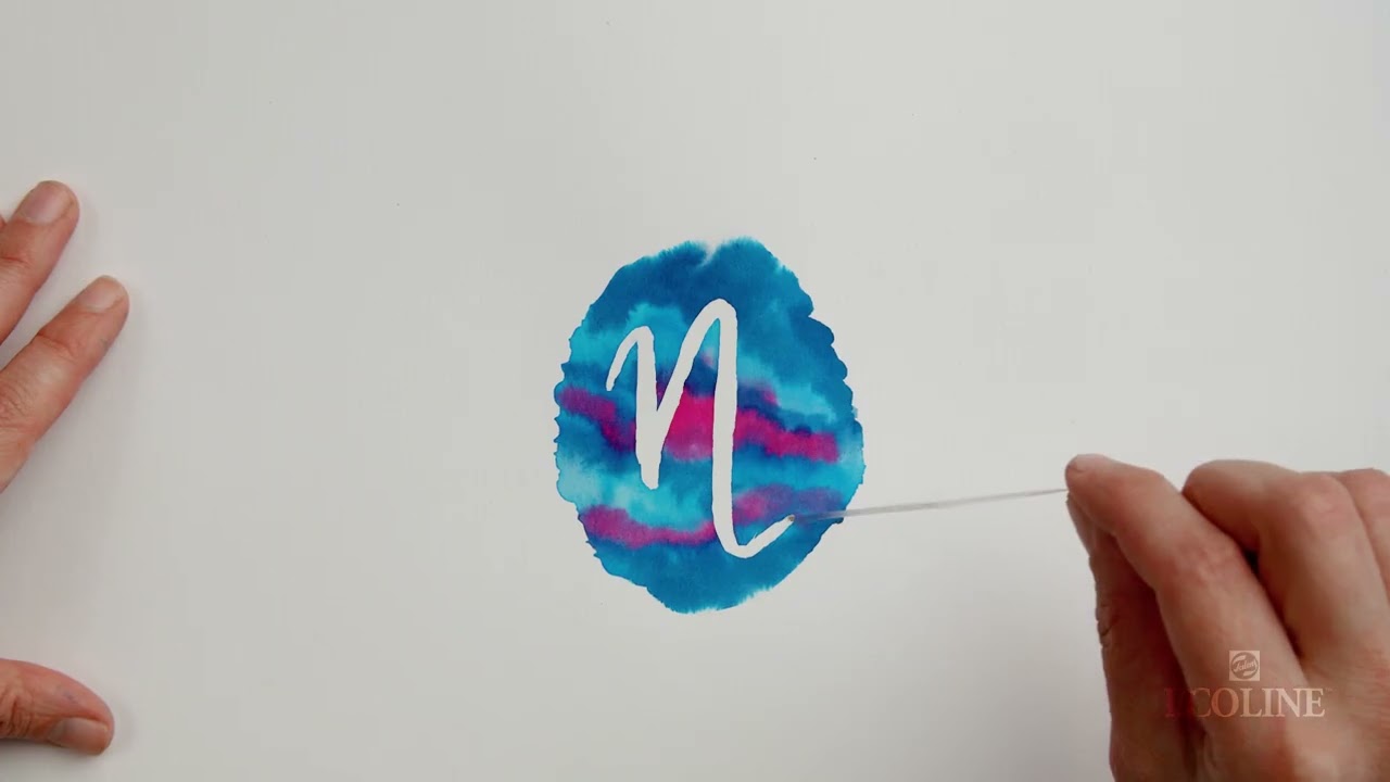 Aguarela Líquida Ecoline várias técnicas Royal Talens