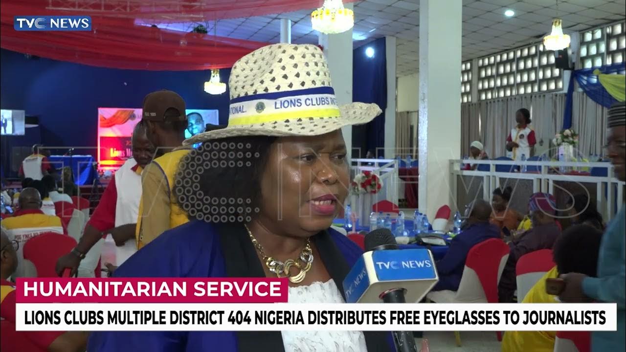 Lions Clubs District 404 Nigeria Distributes Free Eye Glasses To Journalists In Lagos