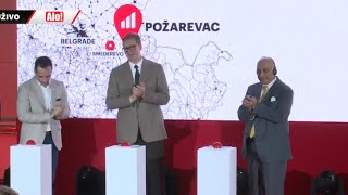 Predsednik Vučić prisustvuje svečanom otvaranju treće fabrike Motherson group u Srbiji