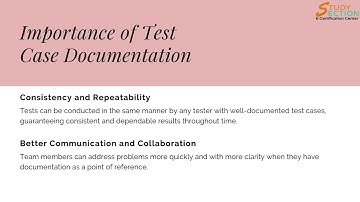 The importance of Test Case Documentation in Software Testing