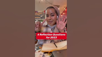 6 reflection questions for #2023 / journaling prompts to start your new year