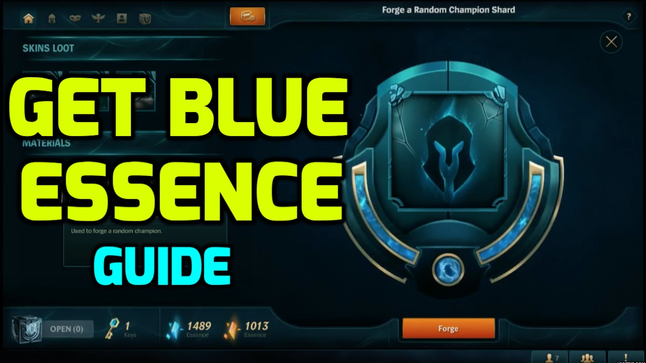 how-to-get-blue-essence-simple-league-of-legends-guide-youtube