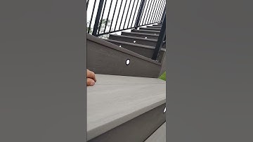 Deck lights installed #decking