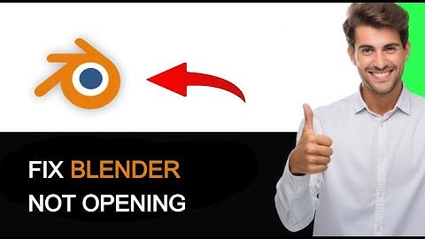 How to Fix Blender Not Opening/Launching on Windows 2024 (EASY WAY)