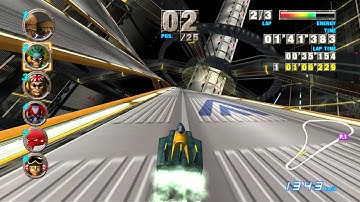 Dolphin - F-Zero GX Gameplay HD - Cosmo Terminal Trident - 60FPS!