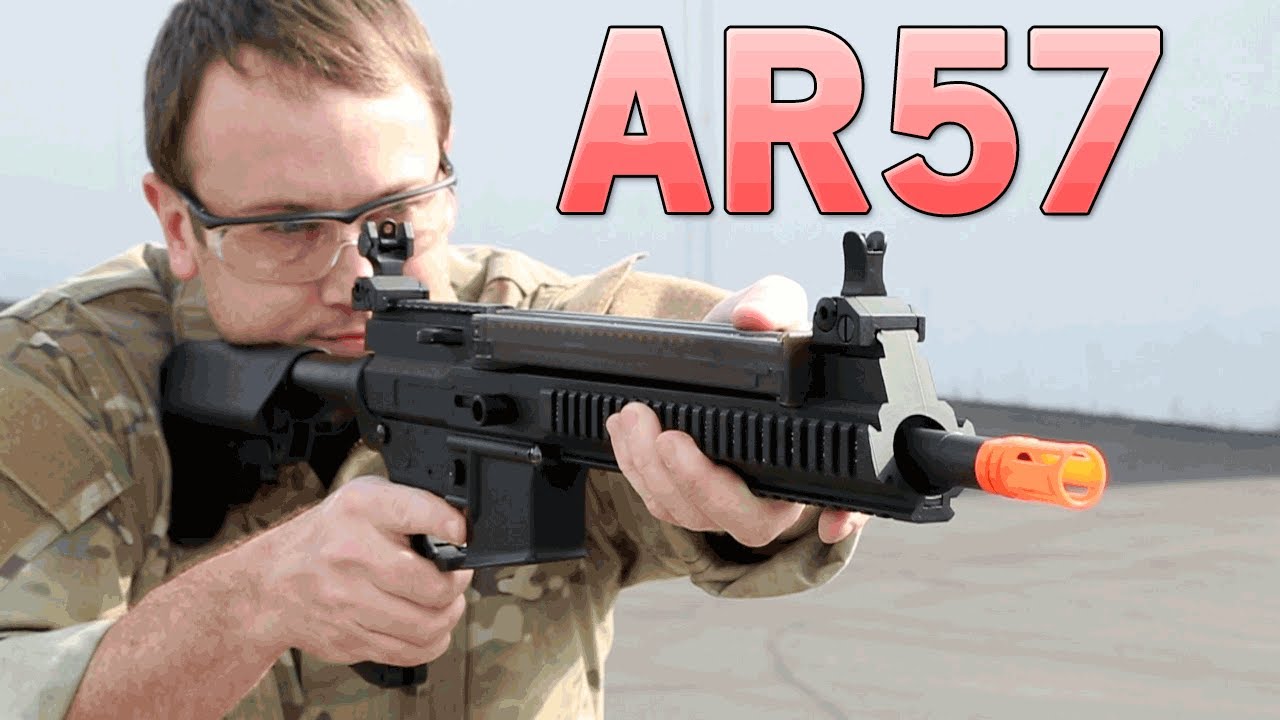 Echo 1 Ar57 Unique Airsoft Assault Rifle Airsoft Gi Youtube