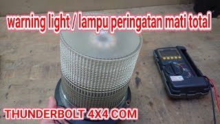 Modif Lampu Rotary. 