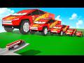 Big &amp; Small Tesla Cybertruck Lightning Mcqueen vs CARS | Teardown