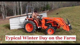 A Typical Winter Farm Day by 8th Day Chronicles 143 views 5 months ago 9 minutes, 37 seconds
