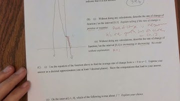 AP Precalc- 1.1-1.6 Study Guide FRQ