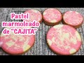 PASTEL MARMOLEADO DE CAJITA De fresa y vainilla FÁCIL Y BUENÍSIMO