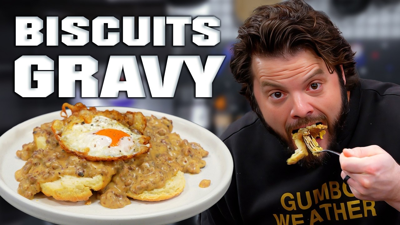 Biscuits and Gravy From Scratch Is EASY | What's For Lunch