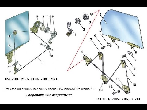 Замена стеклоподъемника на ваз 2104 2105 2107 нива (жигулях классике).