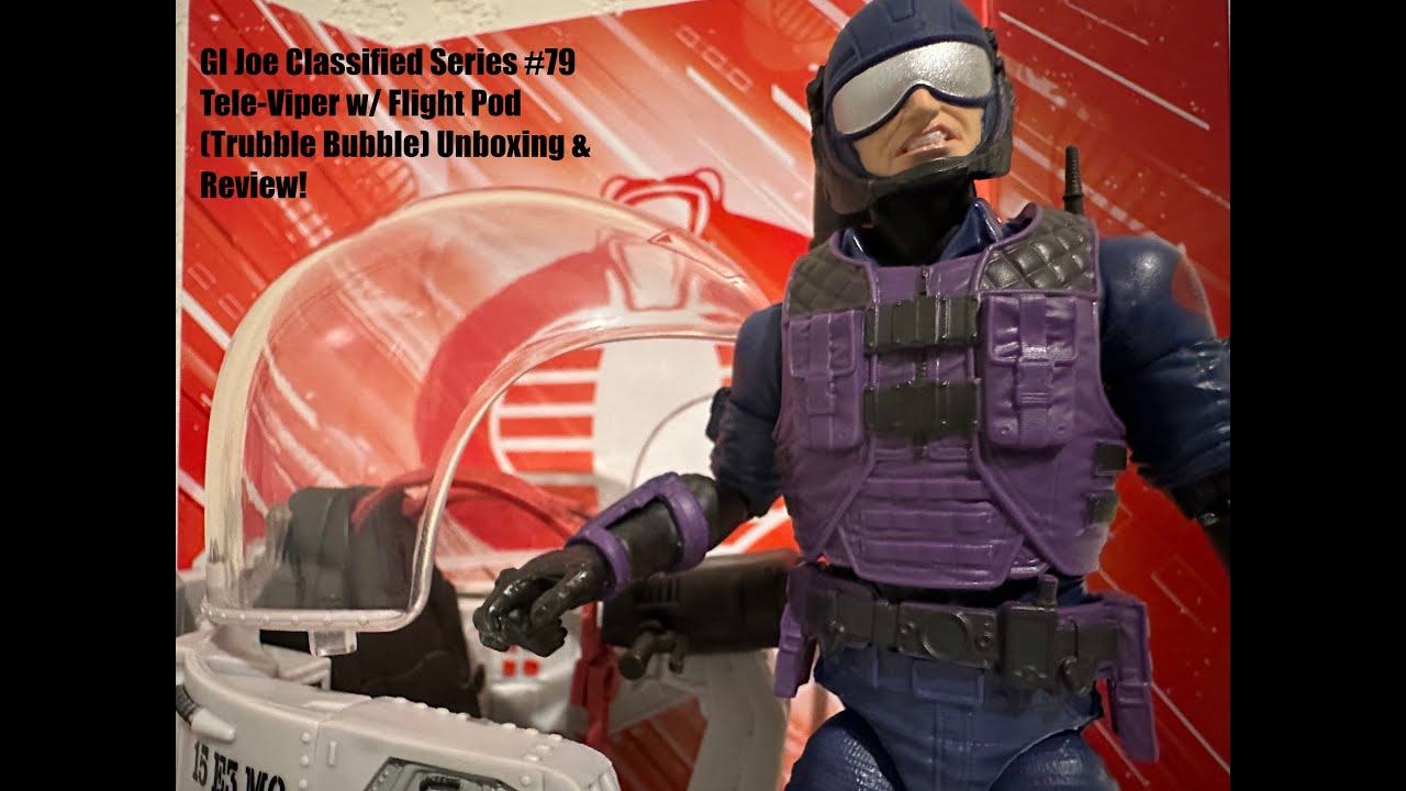 GI Joe Classified Series #79 Tele-Viper w/ Flight Pod
