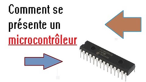 20 Comment se présente un microcontrôleur