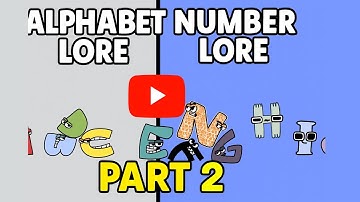 Alphabet Lore vs Number Lore LORE | Part 2 (Algodoo Animation)