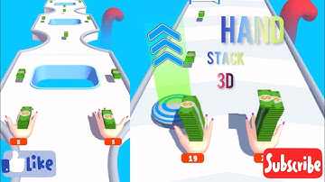 NOOB Vs PRO Vs HACKER - Hand Stack #handstack #games #mrgames