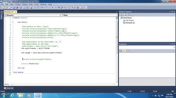 13 Visual Basic Working with Dates