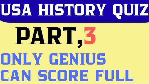 USA History Quiz Part 3 | American History Questions with Answers | Test Your Knowledge 🇺🇸