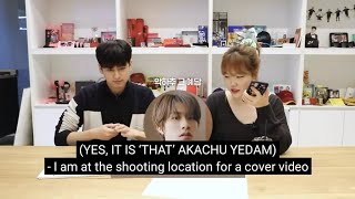 (Eng) AKMU SUHYUN and iKON CHANWOO calling TREASURE YEDAM 📲