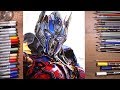 Transformers: Optimus Prime - speed drawing | drawholic